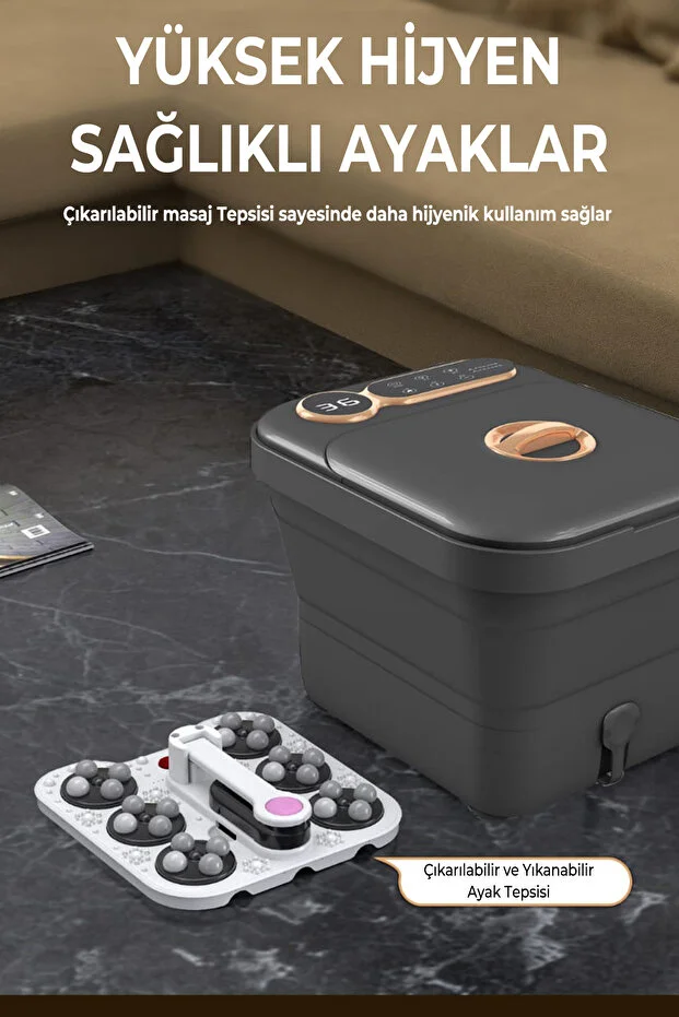 ROBO Motorlu Isıtıcılı Uzaktan Kumandalı Katlanır Ayak Masaj Ve Bakım Makinesi